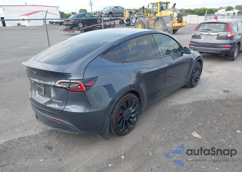 2022 Tesla Model Y Performance Dual Motor All-Wheel Drive из США, поврежденный, VIN 7SAYGDEF8NF511700